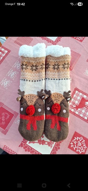 Chaussettes fourrées Noël 🎅 🤶 37/39