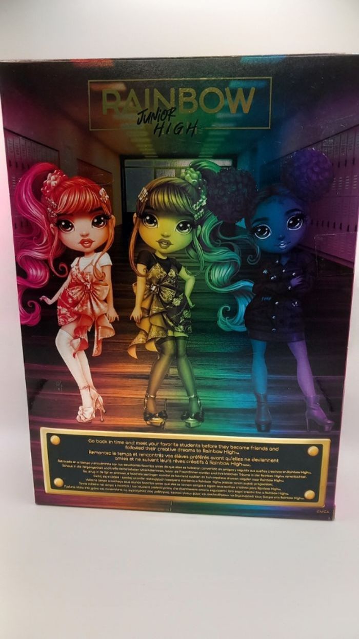 Lot de 2 poupées Rainbow high junior. Laurel et Holly De'vious - photo numéro 10
