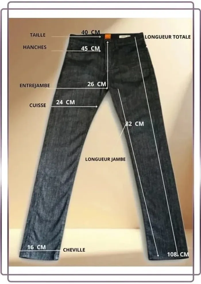 Jean Hugo Boss Orange ,coupe skinny fit ,taille haute ,stretch - photo numéro 15