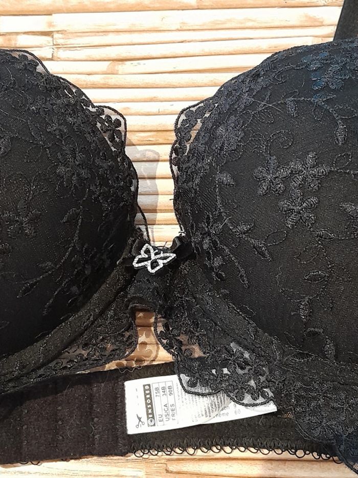 Soutien gorge noir, taille 75B, Marque Ensored - photo numéro 6
