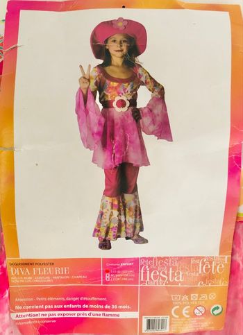 Déguisement diva fleurie 