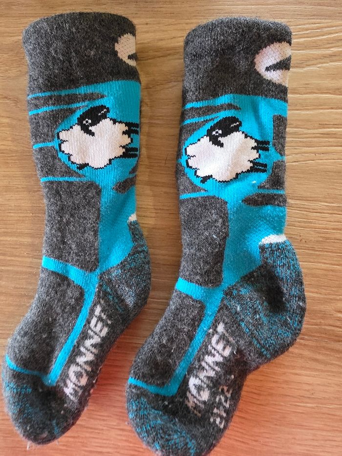 2 paires de Chaussettes de ski 19-22 - photo numéro 2