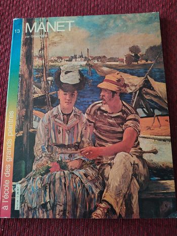 Grand livre "à l'école des peintres n°13 - Manet