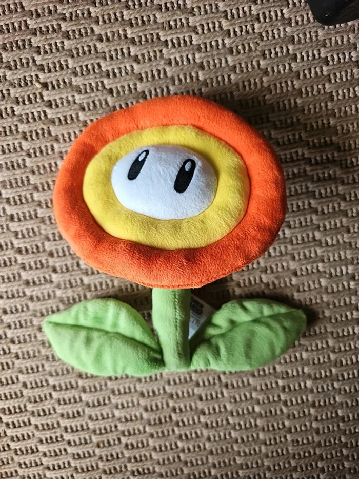 Peluche fleur de feu super mario