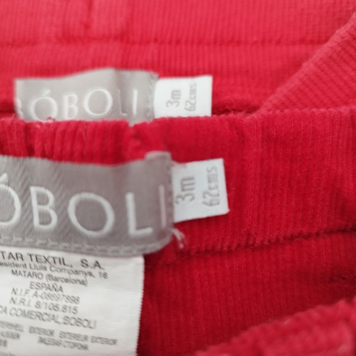 2 pantalons Boboli 3 mois - photo numéro 4
