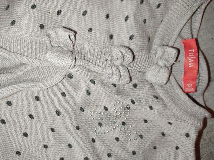 Lot de 2 gilets 12 mois mois noeuds papillons - photo numéro 5