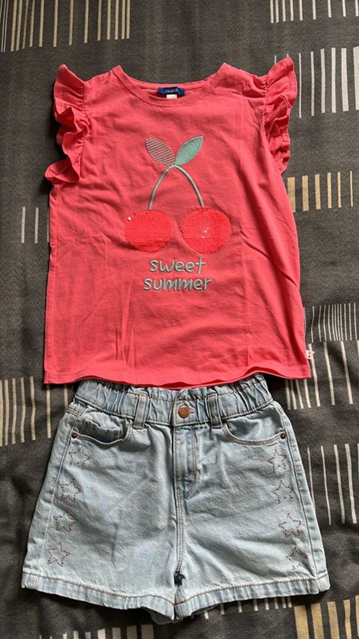 Ensemble okaidi /kiabi 10/9ans