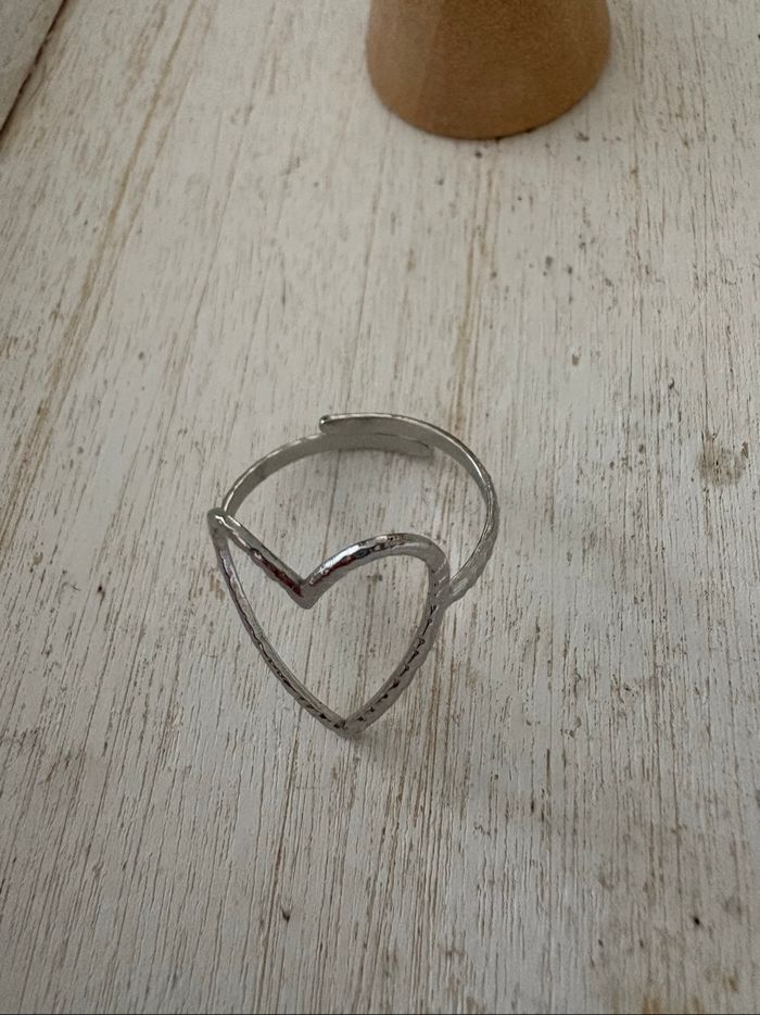 Bague argentée acier inoxydable - photo numéro 5
