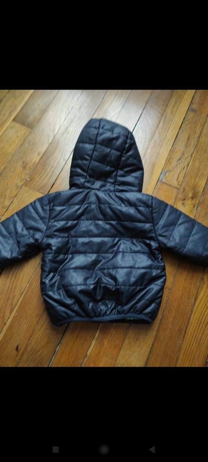 Manteau bleu marine 3 mois - photo numéro 2