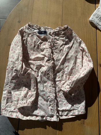 Tablier à fleurs 🌷 taille 5 ans