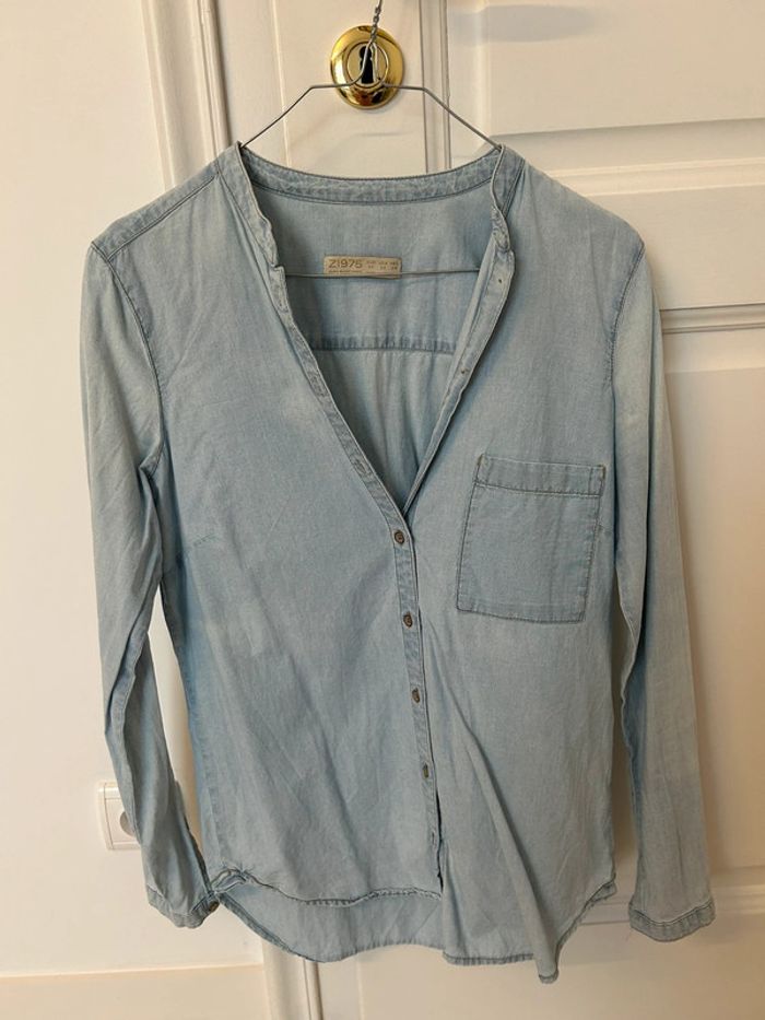 Chemise style jeans clair xs Zara basic