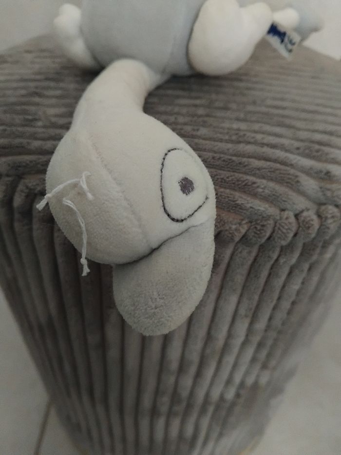 Peluche doudou cigogne - photo numéro 3