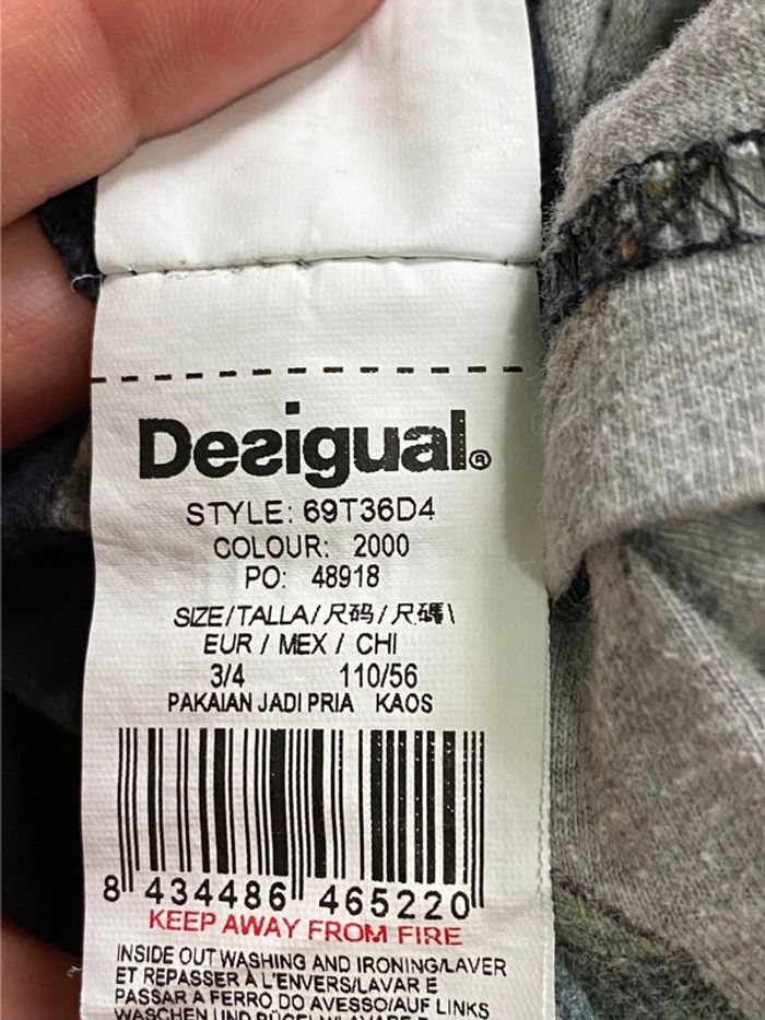 T-shirt longues manches Desigual taille 3/4 ans - photo numéro 4