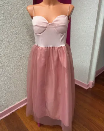 Robe de cérémonie rose