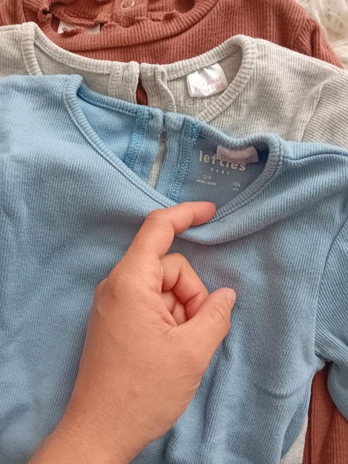 Lot 3 pull côtelé 3/4ans fille - photo numéro 4