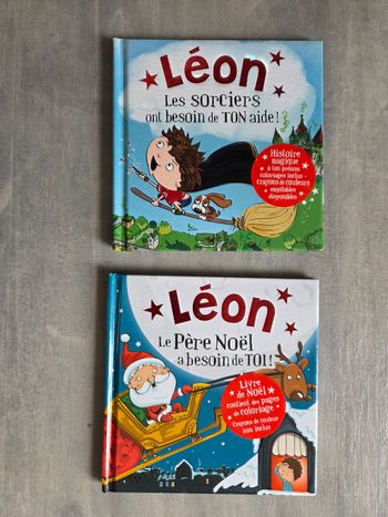 Lot de 2 livres 📚 enfants Léon