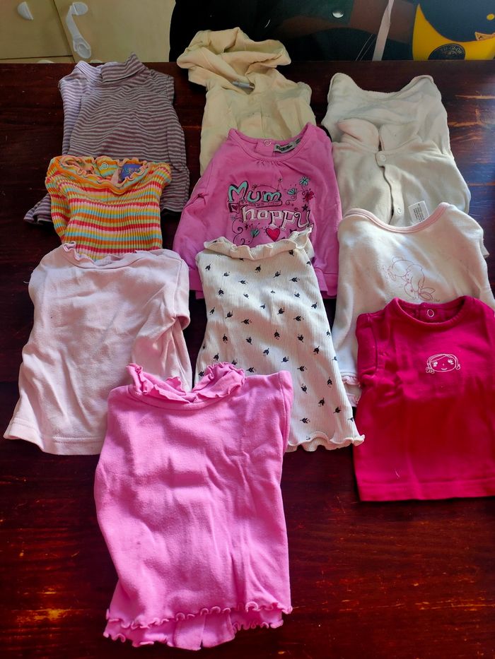 Lot teeshirt bébé 3 mois