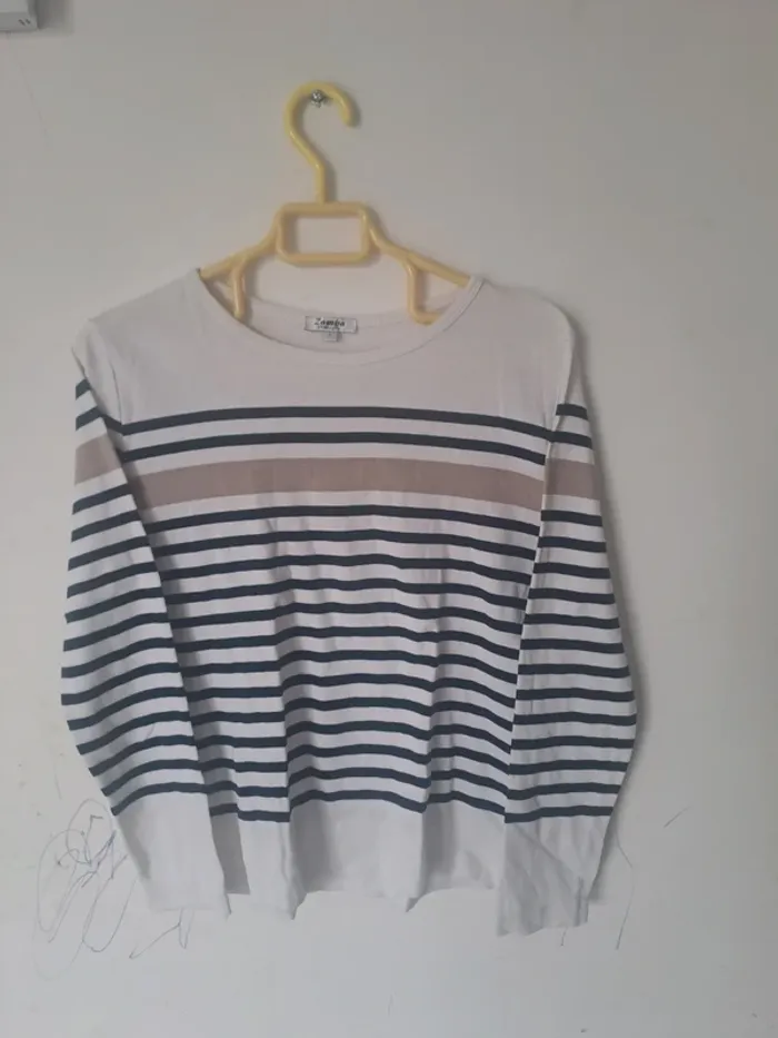 Pull léger Marinière Zamba Taille 2 - photo numéro 2