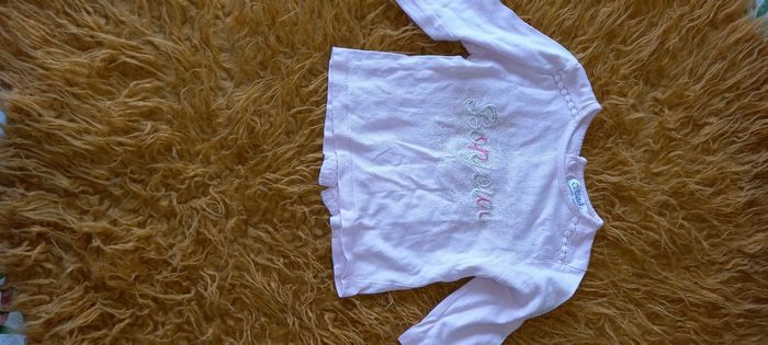 Tee shirt manche longue bonjour kiabi