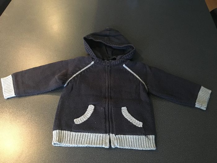 Gilet chaud hiver marine Vertbaudet 2 ans