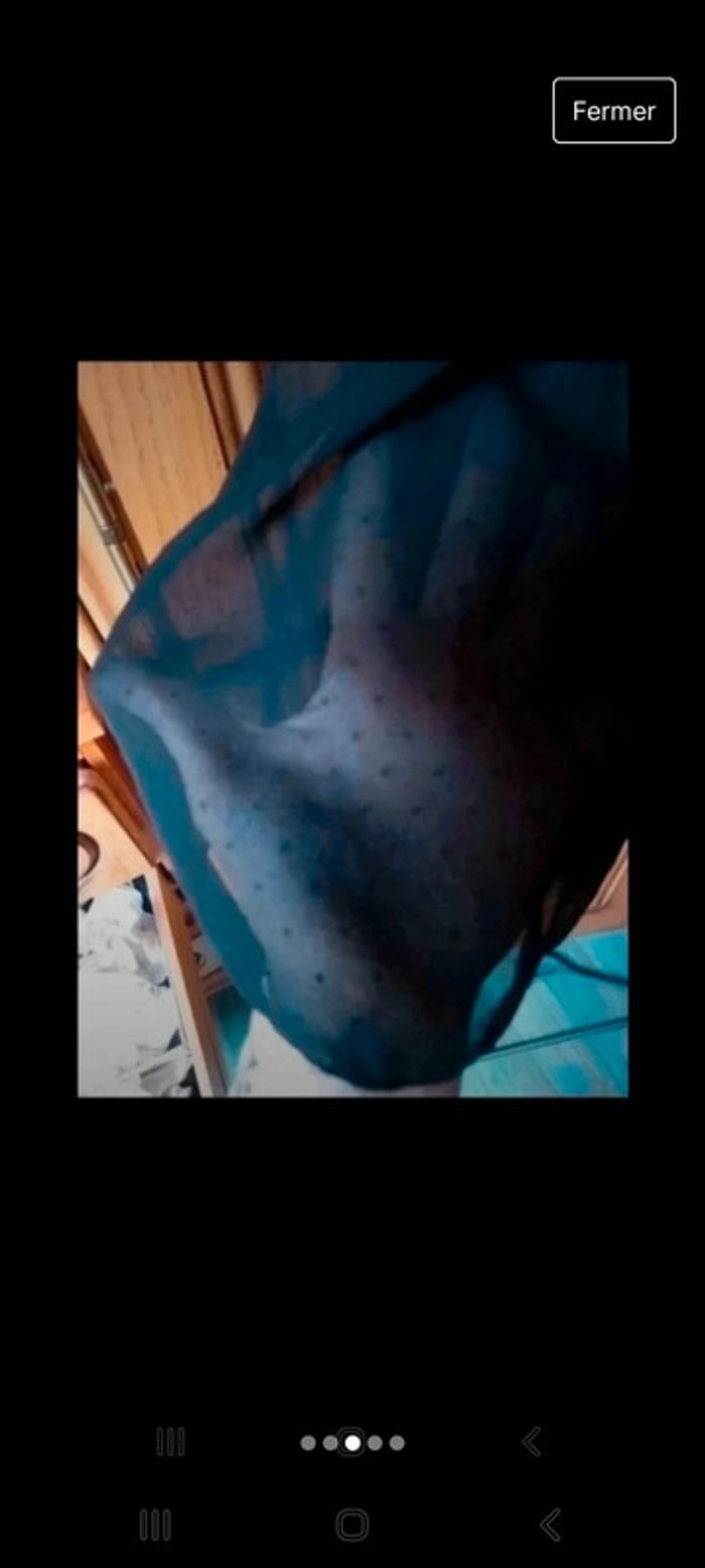 Robe de soirée courte noire - photo numéro 3