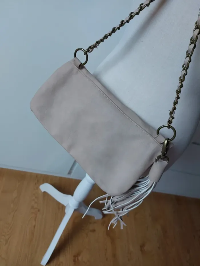 Pochette bandoulière rose pâle - photo numéro 7