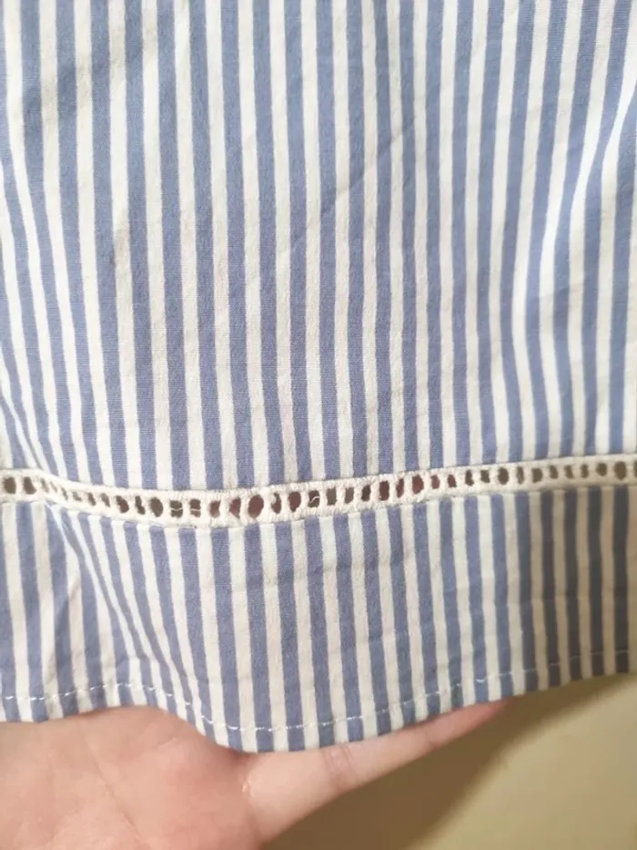 Très joli haut NafNaf noeud devant et tout en dentelles transparentes dans le dos impeccable T XS - photo numéro 10