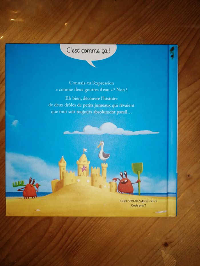 Petit livre Comme deux gouttes d'eau - photo numéro 2