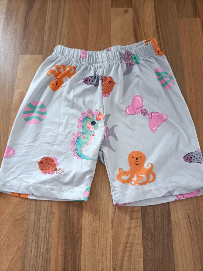 Ensemble pyjama 6 ans shein animaux de la mer violet - photo numéro 2