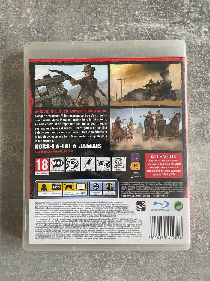 Jeu pour Sony PS3, Red dead redemption en français. - photo numéro 3