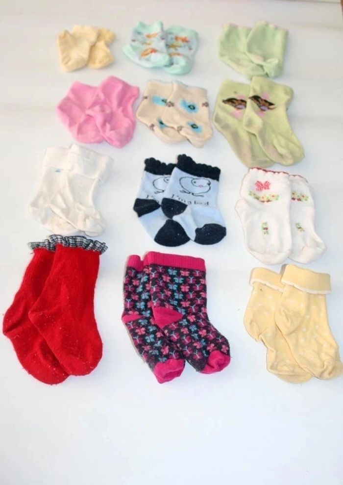 Lot de 12 paires de chaussettes du naissance au 27/30
