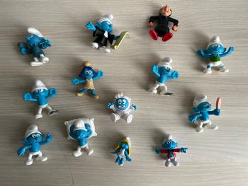 Lot de schtroumpfs