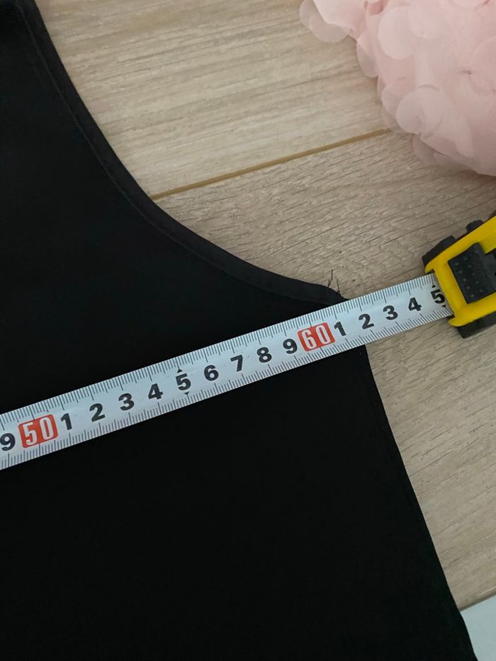 Gilet noir fluide sans manches oversize ✨ chic & minimaliste – idéal 48/50 - photo numéro 4