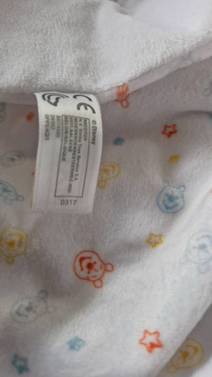 Doudou plat winnie l ourson nicotoy - photo numéro 6