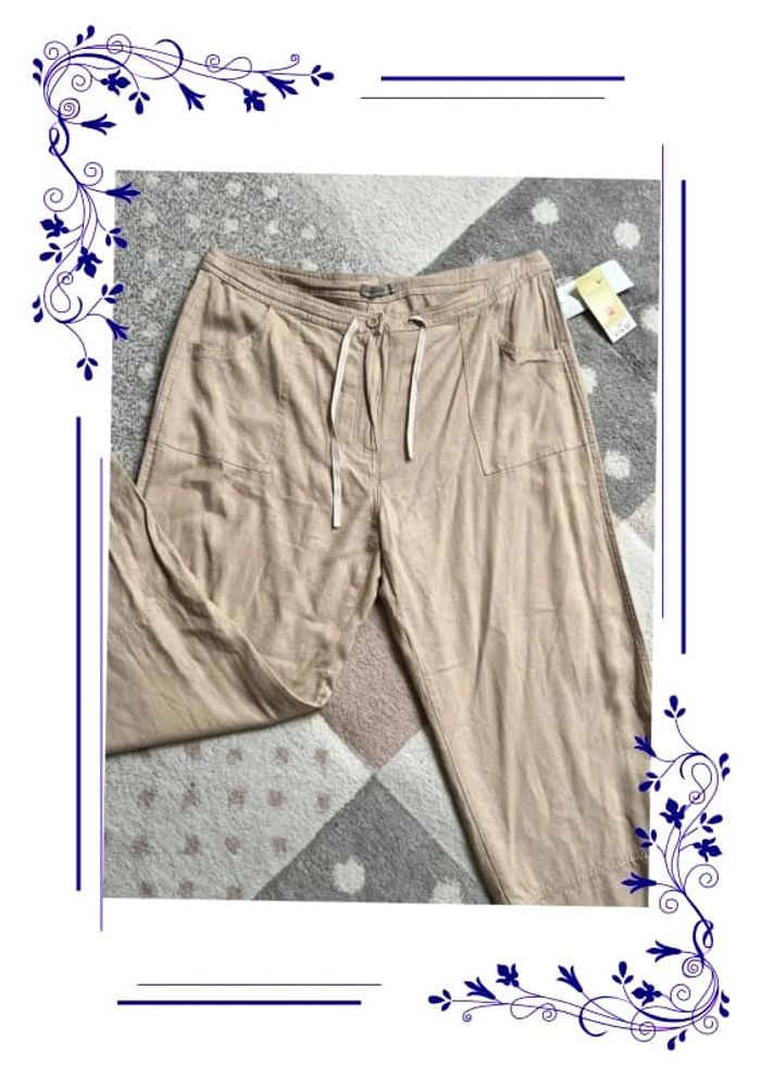 Pantalon été Beige 46 Tex neuf - photo numéro 4