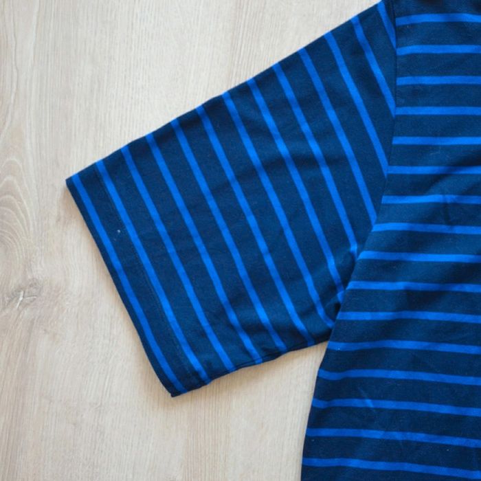 Ralph Lauren Polo Golf Homme Col V Bleu Marine Style Marinière (Taille XL) - photo numéro 6