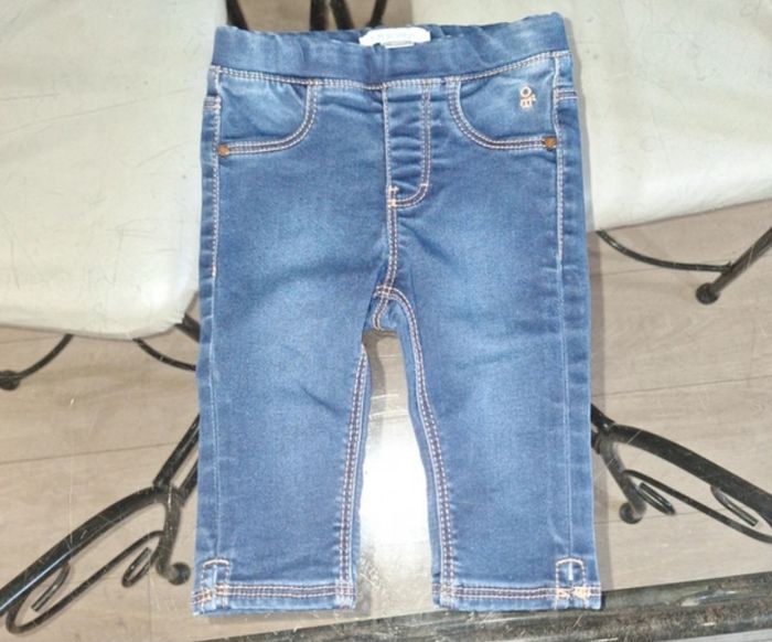 Jean slim garçon taille 6/9mois obaïbi - photo numéro 2