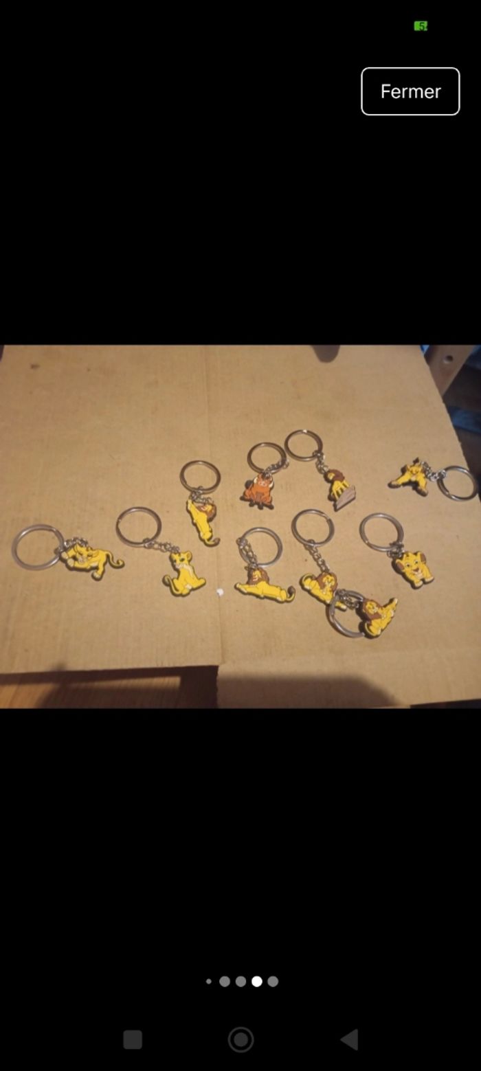 Porte clé le roi lion