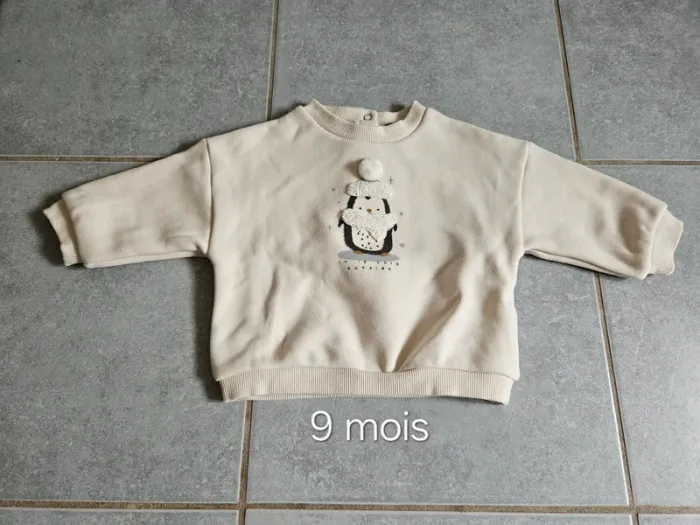 Sweat pingouin Kiabi