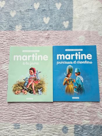 Lot de 2 livres ma mini bibliothèque Martine