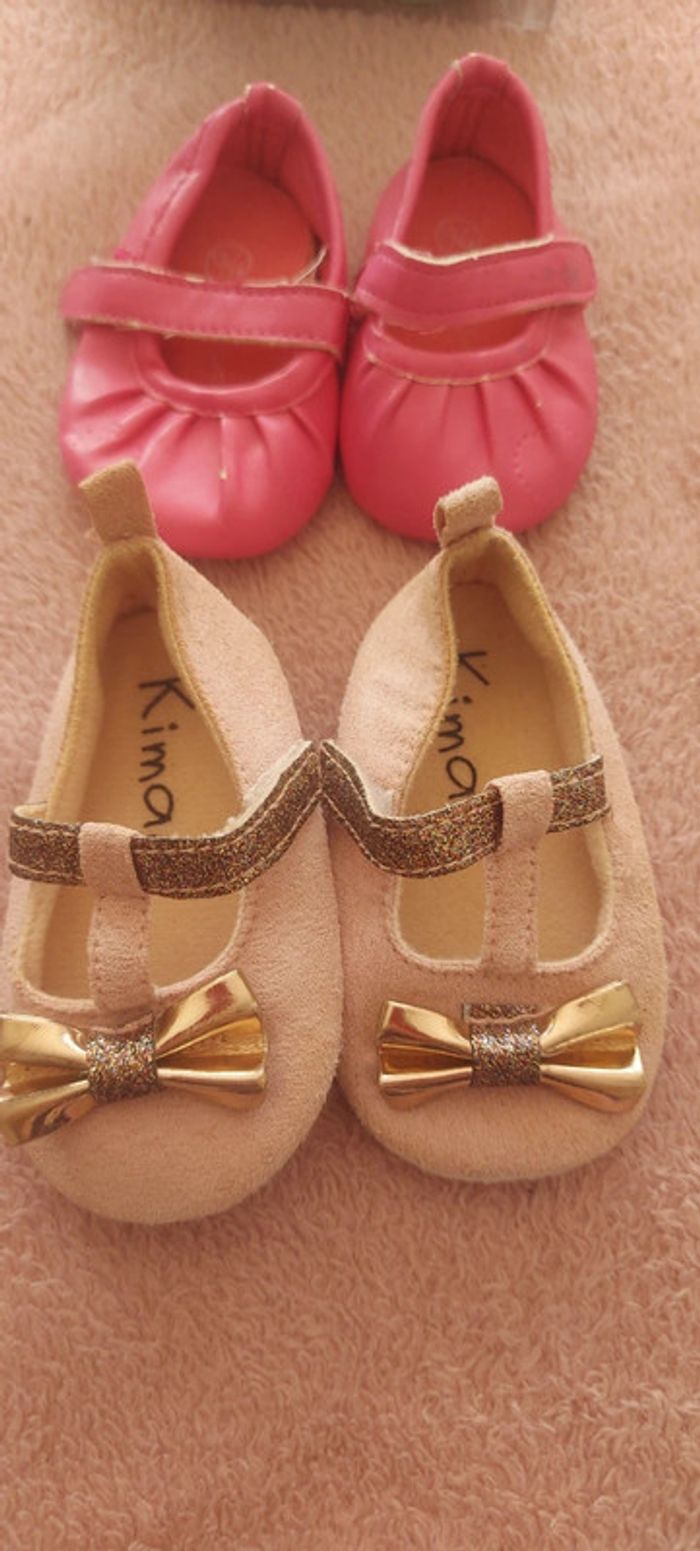 Lot chaussures bébé fille 3-6 mois - photo numéro 2