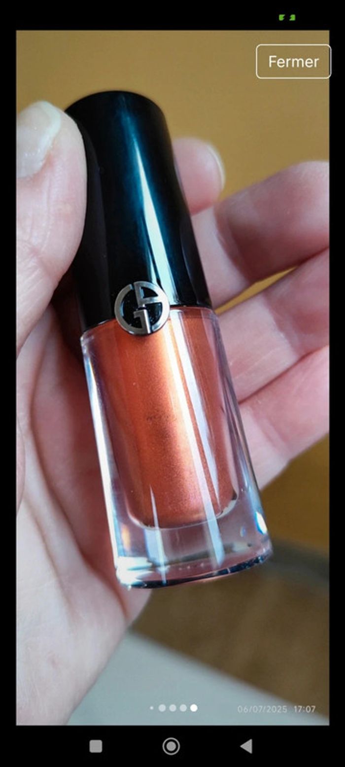 Giorgio Armani Eye Tint Chrome Fard à Paupières liquide Teinte 54 Sienna
Neuf Emballé
