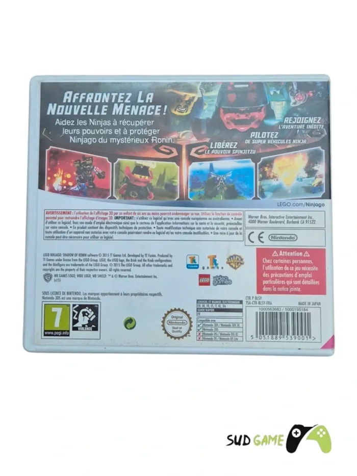 Jeu 3DS " Lego Ninjago l'ombre de Ronin " - photo numéro 2