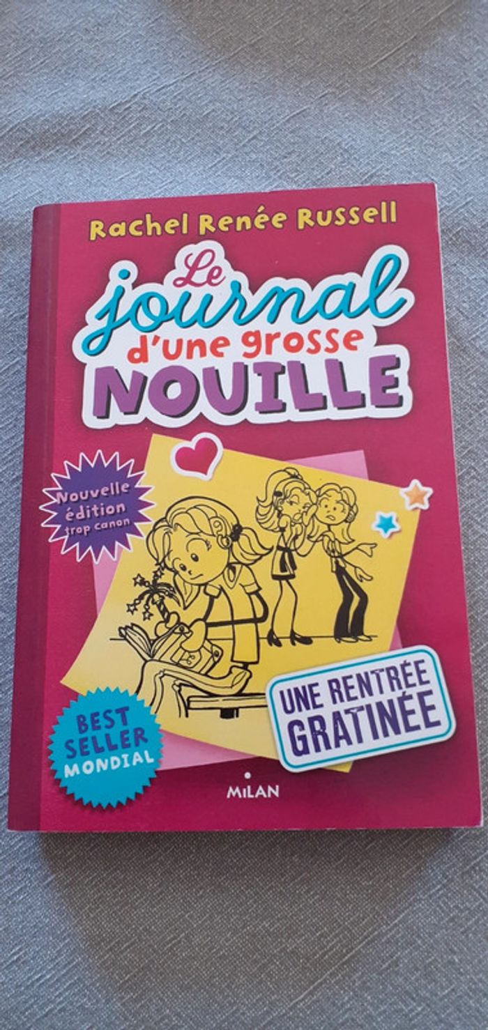 Livre Le journal d une grosse nouille- une rentrée gratinée