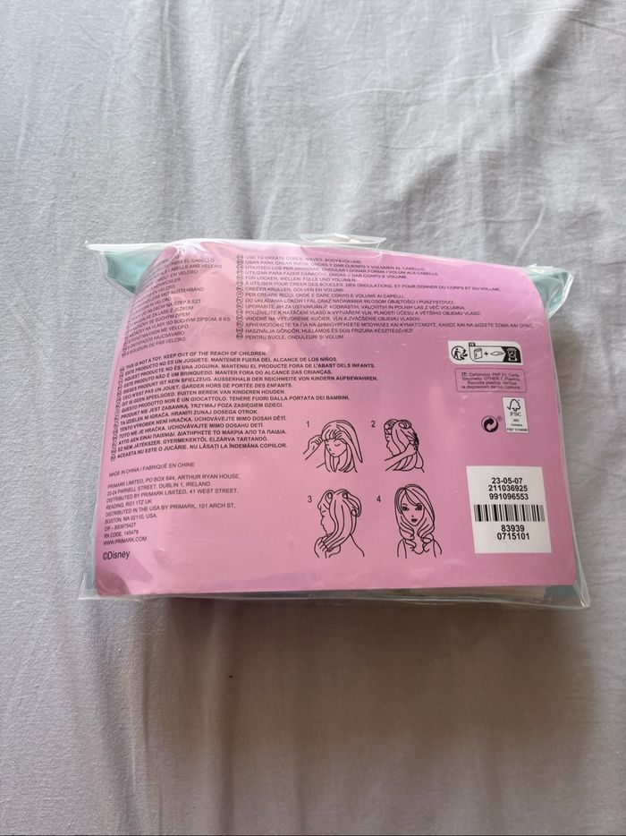 Lot de 6 bigoudis en velcros pour cheveux stitch - photo numéro 2