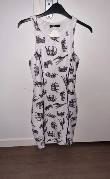 Robe motif savane