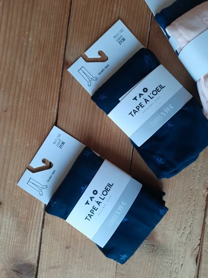 Lot de 2 collants neuf
