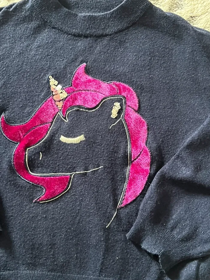 Pull licorne 8 ans - photo numéro 2