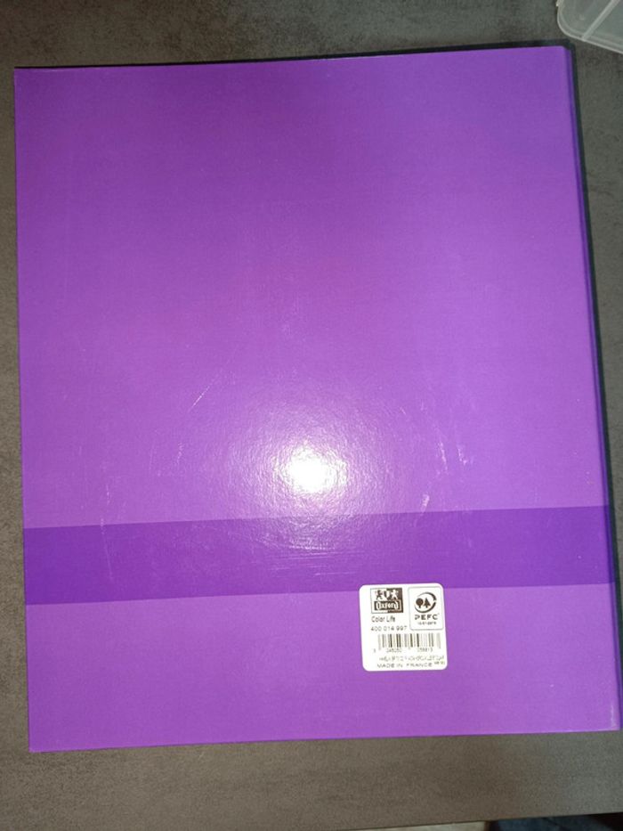 Classeur 4 anneaux rigide Oxford - photo numéro 2