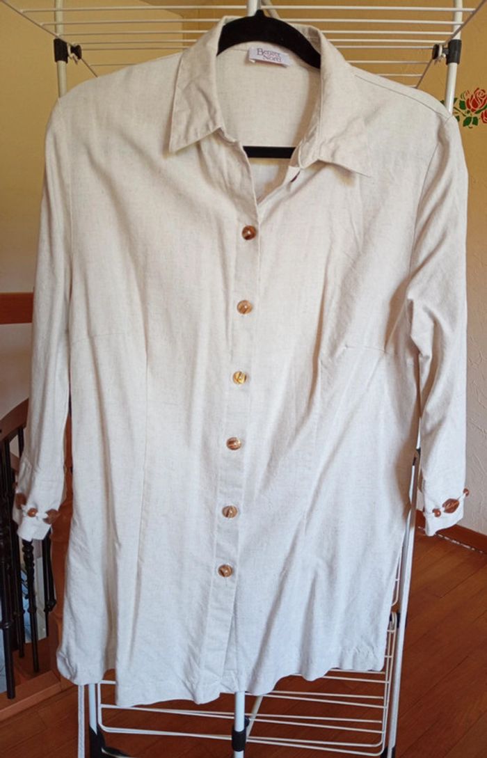 Tunique Femme  en 80% Viscose et 20%Lin 42/44